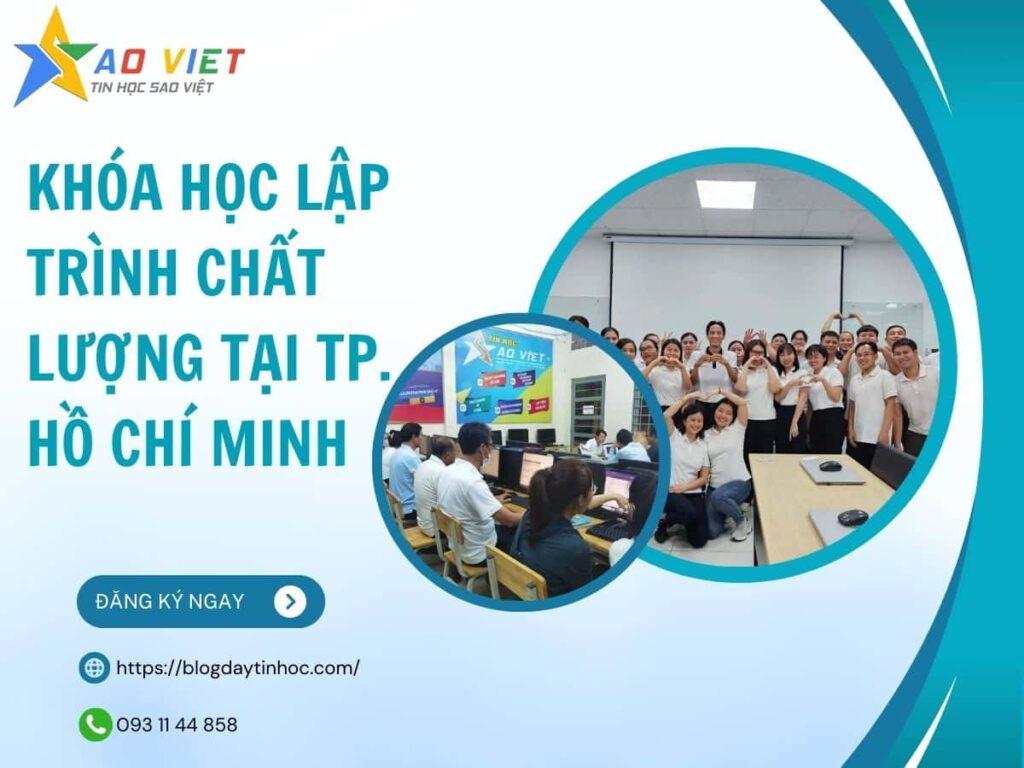 Khóa học lập trình chất lượng tp Hồ Chí Minh